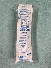 Falcon 351006 Petri Dish 50 x 9mm 20/bag Sterile Becton Dickinson Labware USA