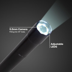 ET21 Wifi Borescope with Light, Inspection Camera for Iphone and Android, Waterp