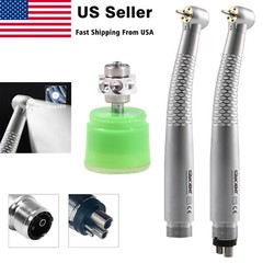 SANDENT Dental 5 LED High Speed Handpiece Single Water Spray 2/4 Hole / Rotor