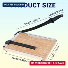 Paper Trimmer Cutter for Office and Crafts, Heavy-Duty, Portable Paper Slicer, 1