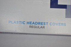 Darby Plastic Headrest Covers Regular Size 9.5″ x 11″ 500 Pack Dispenser Box