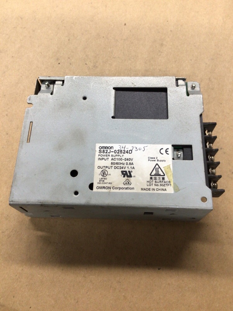 OMRON S82J-02524D POWER SUPPLY #4006K161