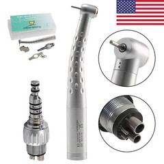 1-5* Dental High Speed Standard Head Turbine Handpiece w/ 4Hole Quick Coupler Dr