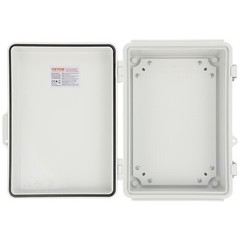 VEVOR Outdoor Junction Box 11.81×7.87×7.08 in ABS Plastic Electrical Enclosure