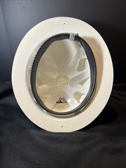 NEW NOS VTG SuperGlas FIBRE-METAL Safety Hard Rimmed Hat Cap Helmet White USA
