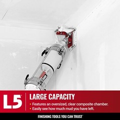 LEVEL5 Drywall Tools – MiniShot Gas-Assisted Compound Tube | 4-772