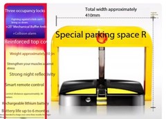 Car Park Lock: Garage Post—No Drilling Required, Automatic Lift, Reinforced