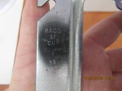 Raco Wall Plate Steel CM3 5A054A 3.5 CU In 57