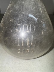 Vintage Glass 500mL ±0.20 Volumetric Flask