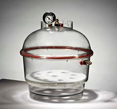 Azzota® Round Vacuum Desiccator with vacuum gauge, Dia 10″, 10L