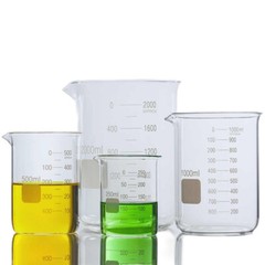 1pc glass beaker 25/50/100/250/500/1000/2000/3000 ml lab glassware Graduated