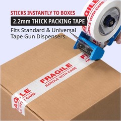Tape Logic 2 Inch x 110 Yards Pre-Printed Packing Tape,Stop If Seal is Broken, 2