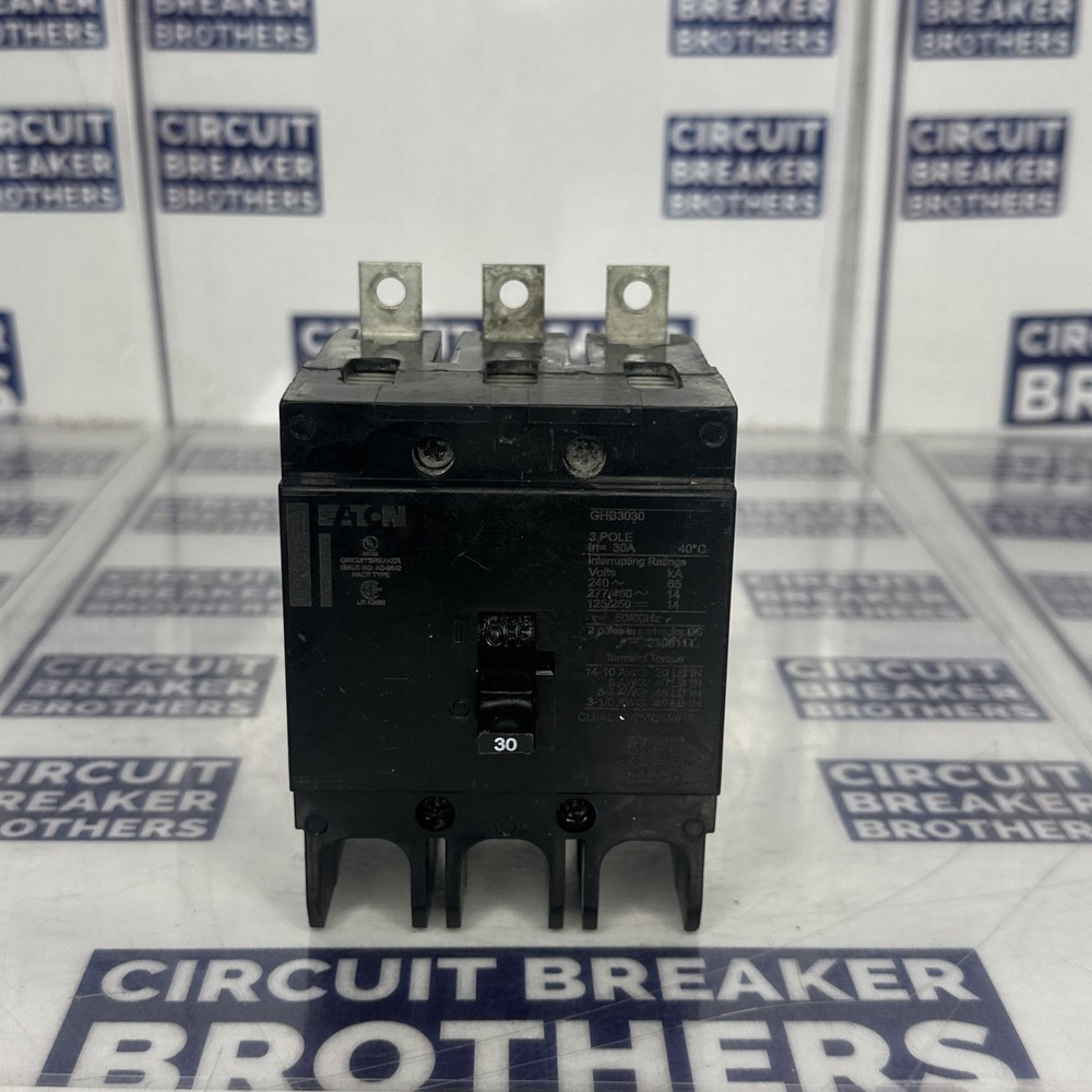 Eaton GHB3030 30 Amp 480/277V 3 Pole Breaker-Warranty (Ship Same Day)