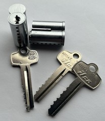 BEST SFIC 7-Pin Core Keyed I/C Lock 3-Keys IC Key Cylinder Commercial Lock Plug