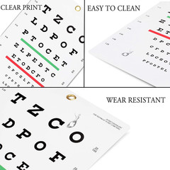 Eye Chart, Snellen Eye Chart, Wall Chart, Snellen Charts for Eye Exams 1