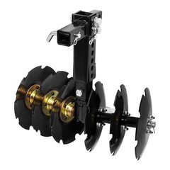 20” Rear Disc Harrow 6 pieces Disc Plow Adjustable Heavy Duty Durable Universal