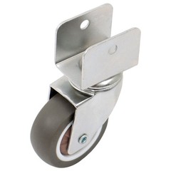 4PCS Heavy Duty U Bracket Shaped 2″ Caster Wheels (2 with brake & 2 without)
