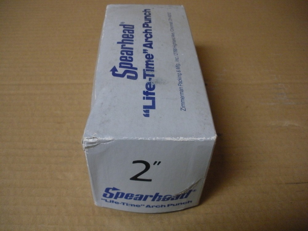 Spearhead Lifetime Arch Punch 2″ , New In Box