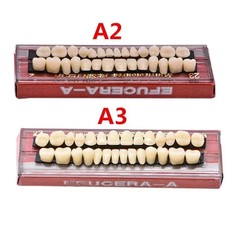 56 Pcs/2 Set (A2+A3) Dental Complete Resin Denture Teeth #23 Acrylic False Teeth