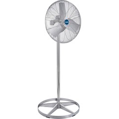Global Industrial 24″ Washdown Rated Stainless Steel Pedestal Fan 7200 CFM 1/4