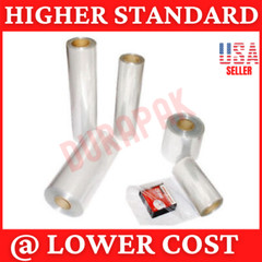 10″ to 36″ PVC Heat Shrink Wrap Film Central Fold 500 to 2000 Ft 75 to 100 Gauge