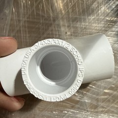 Lot of 10 DURA PVC Tee 1/2” Sch 40 Slip x Slip x Slip White Pipe Fittings NEW
