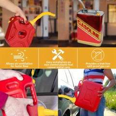 10Pcs Yellow Fuel Gas Can Jug Vent Cap Blitz Scepter Essence Midwest Eagle