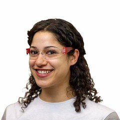 Crystal Clear Lens Color Temple Safety Glasses (Pack of 144)