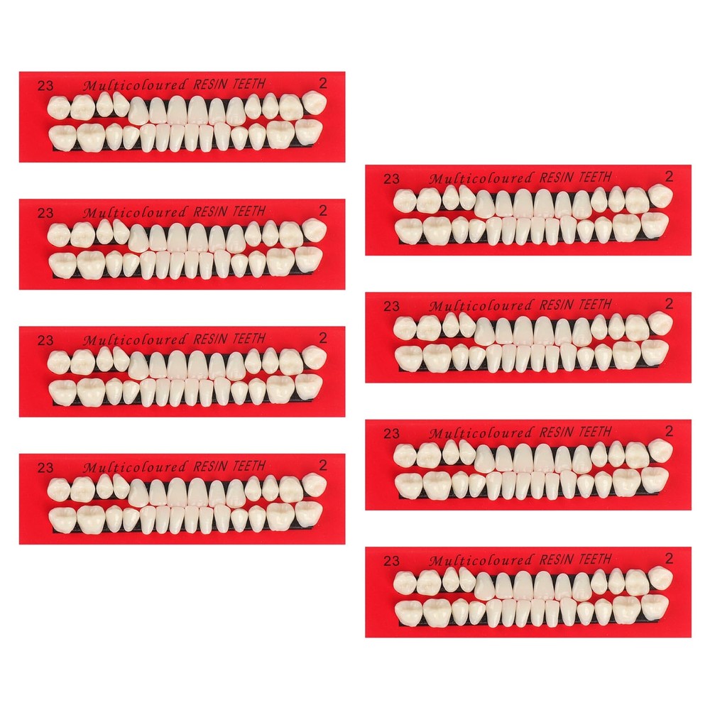 224 PCS Acrylic Resin Fake Teeth Complete Acrylic Resin Denture Dental Teeth …
