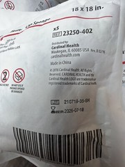 Cardinal Health Lap Sponge 18”x18” 23250-402 EXP 2026-07-18 Lot of 9