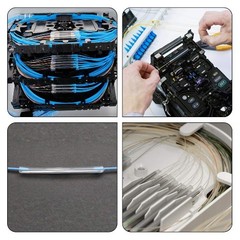 40mm 3.6mm OD Fiber Optic Fusion Splice Tube Protector Sleeve Size: 40mmx3.6mm