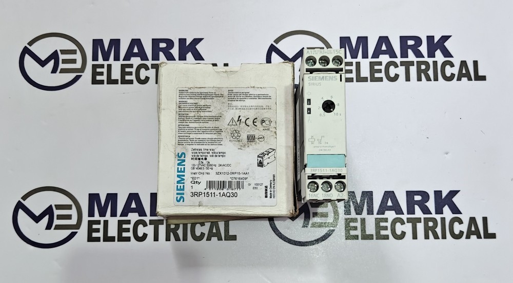 SIEMENS 3RP1511-1AQ30 TIMER TIMING 0.5S-10S VOLTAGE 110VAC FAST SHIPPING