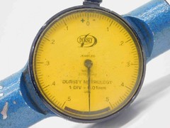 DORSEY INDICATOR DIAL BORE GAGE UNKNOWN RANGE .01mm GRAD. 2I10-01mm FOR PARTS