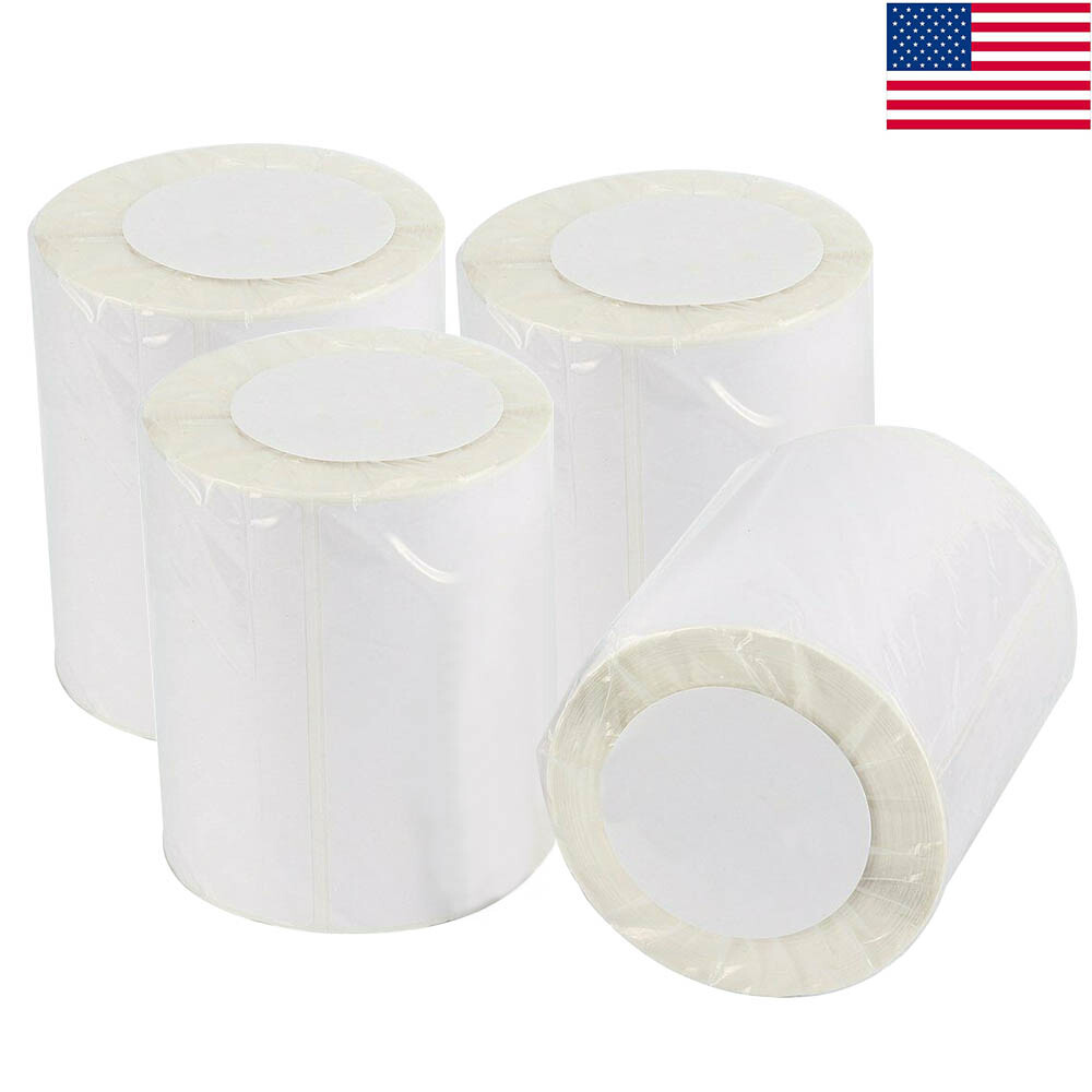 4 Rolls 4×6 Direct Thermal Shipping Labels For Zebra 2844 Eltron – 250 per Roll
