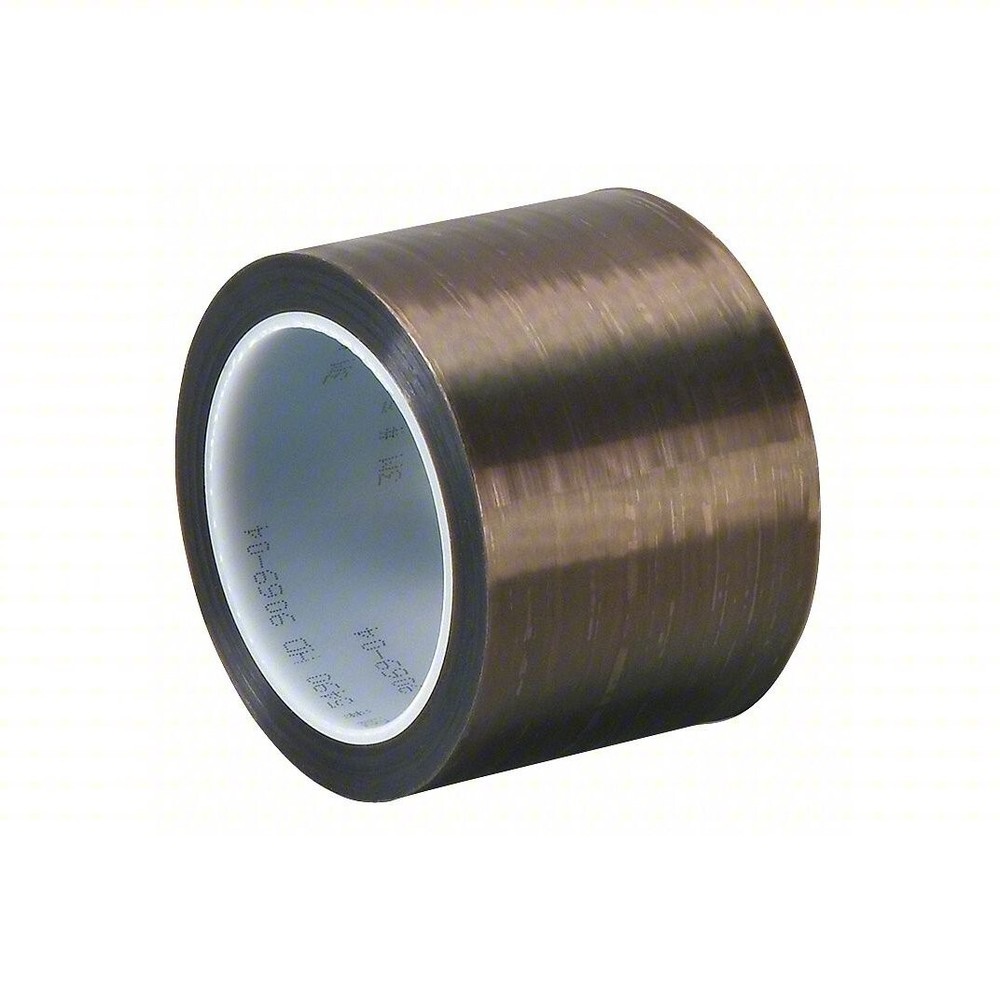 3M 5490 3″ x 36 yd PTFE Slick Surface Film Tape Gray 3.7 mil Silicone