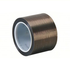 3M 5490 3″ x 36 yd PTFE Slick Surface Film Tape Gray 3.7 mil Silicone