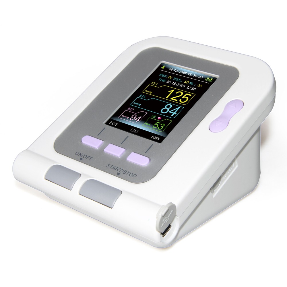 CONTEC08A Digital Upper Arm Blood Pressure Monitor NIBP +3 cuff Sphygmomanometer