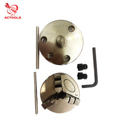 Rotary Table 4″ 100mm Horizontal And Vertical With 65 mm 3 Jaw Chuck Backplate