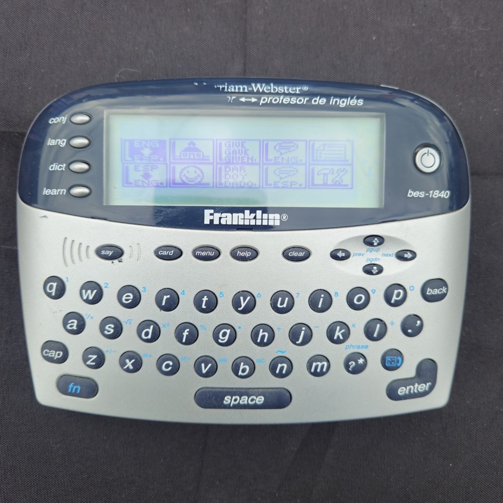 Franklin – BES-1850 – Electronic Spanish-English Speaking Dictionary – Used