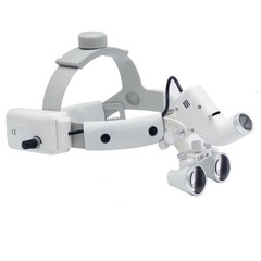 3.5X-R Dental Medical LED Headlight Headband Binocular Magnifying Loupes Surgery