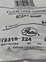Gates G28100-0606 Hydraulic Repair Coupler 3/8 Two Wire Braid – Field Attachable