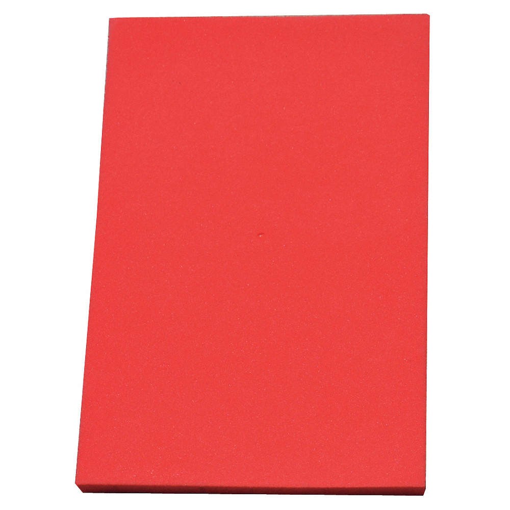 GRAINGER APPROVED 1001305R Polyethylene Sheet,L 24 in,Red 30WM13