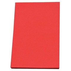 GRAINGER APPROVED 1001305R Polyethylene Sheet,L 24 in,Red 30WM13