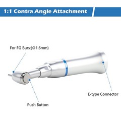 FG1.60mm Dental Slow Speed Contra Angle Handpiece Push button Friction Grip Tips