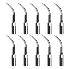 9Types 10pcs Dental Ultrasonic Scaler Scaling Perio Tip for SATELEC DTE G P NEW