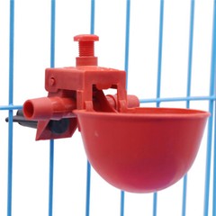 20 PACKS Poultry/Quail Water Drinking Cups Chicken Hen Plastic Automatic Drinker
