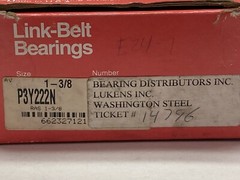 Link-Belt Bearings,P3Y222N,Pillow Block Bearing 1-3/8 Inch