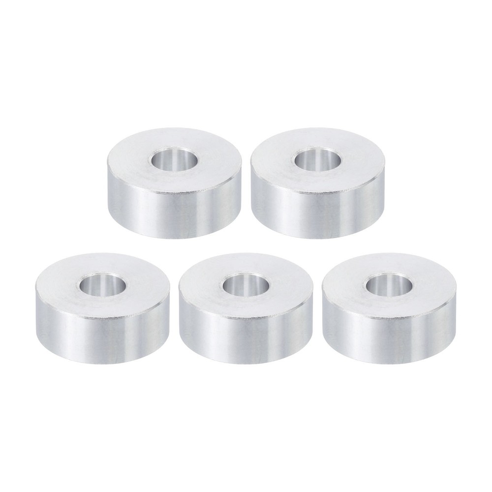 5Pcs M8 Aluminum Spacers Metal Spacer Aluminum 8.5mm ID x 25mm OD x 10mm L