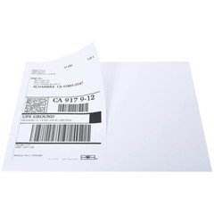 50-10000 Premium 8.5″x 5.5″ Half Sheet Self Adhesive Shipping Labels 2 Per Sheet