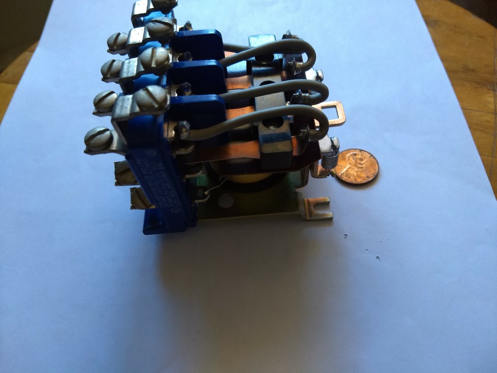 PW170Y POTTER & BRUMFIELD 12VDC Coil 4P2T 25Amp @ 240 Max 10A @ 35 VDC res.